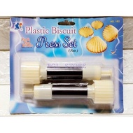 Plastic Biscuit Press Set ( Shell / Kerang )