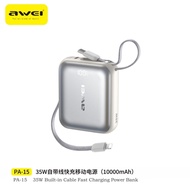 Awei PA-15 CCC 10000mah power bank mini original