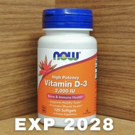 Now Foods Vitamin d3 PLEASE CHOOSE VARIANT 400iu 1000 iu 1000iu 2000 iu 2000iu 5000 iu 5000iu d3 k2 
