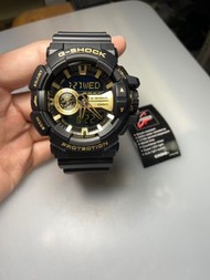 CASIO卡西歐 G-SHOCK 大錶徑 多層次錶盤 黑金 GA-400GB-1A9