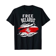 Free Belarus Flag Support Protest Resistance T-Shirt