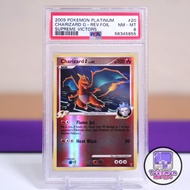 2009 噴火龍 反閃 PSA 8 Charizard G LV.65 Platinum Reverse Holo Foil Supreme Victors 20/147 Pokemon 寵物小精靈 