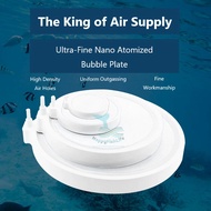 Aquarium Nano Tech White Bubble Stone Plate Fish Tank Air Diffuser Refiner Air Bubble Air Disc Silen