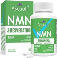 一瓶120片  英國製造 每日早上空腹一片 ⭐ 120舌下片⭐ 一樽 120 日份量 Ascuoli Sublingual NMN 60000 MG  每片 NMN   500mg + Trans-R