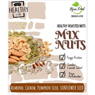 Mix Trail Roasted Healthy Nuts Healthy Snacks mix Roasted Peanuts 250g + 50gkismis