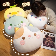 Pillow Pillow Hand Warmer Pillow Three-in-One Cute Animal Pillow Super Cute Thickened Hand Warmer Pillow Cute ins Winter Plush Hand Warmer Pillow Dormitory Nap Pillow Small Pillow Sleeping