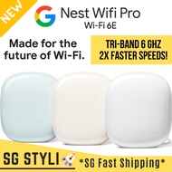 💯Google Nest Wifi Pro 2022 in Snow/Multicolor 1 or 3 Google Nest Wifi Pro Routers *1-2 Days Delivery*