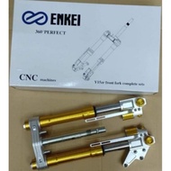 ENKEI USD FORK Y15 Y16 LC YAMAHA UPSIDE DOWN FORK GOLD READY STOCK Y15ZR Y16ZR LC135
