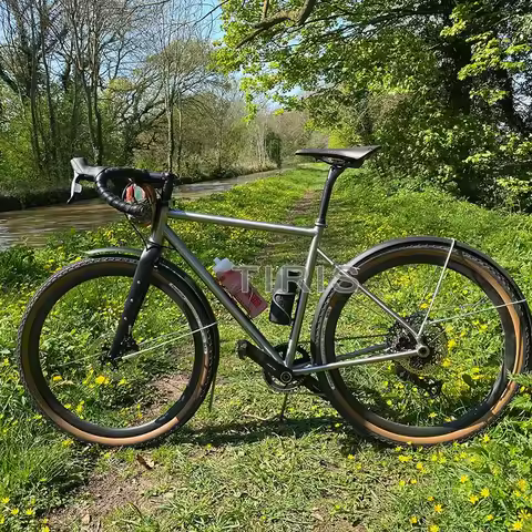 TIRIS-CR3 Gravel Bike Frame, Cyclocross Frame, Road Endurance,Race Cycling Frameset, 700C,29 Custom