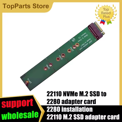 22110 NVMe M.2 SSD to 2280 adapter card 2280 installation 22110 M.2 SSD adapter card