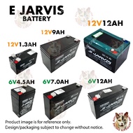 EJ E JARVIS BATTERY 6V 4.5AH 7AH 12 AH / 12V 1.3AH 9AH 12AH BACK UP BATTERY EJARVIS  HYPRID E-BIKE