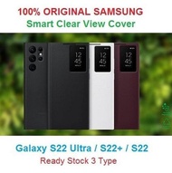 Casing Samsung S22 Ultra S22+ S 22 Cover Case Original Smart Jam Clock
