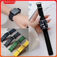 Ocean Silicone Strap Rubber Band for IWatch Apple Watch Series 10 9 8 7 6 5 4 3 1 Ultra/Ultra 2 SE 2