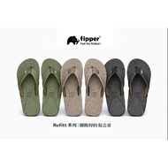 Fipper Refitt Official|Men Women Can Wear Couple Flip-Flops Natural Rubber Arch Support Anti-Slip We