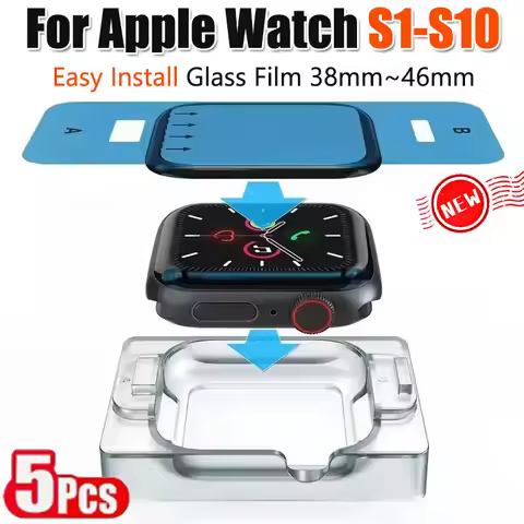 1-5PCS Ceramic film For Apple watch Ultra 10 9 8 7 46mm 49 45 41mm Screen protector For Apple watch 