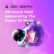 QKZ 1DD HIFI Bass Earphone Sport Noise Cancelling Headset with Microphone Ak6 Pro Ak6