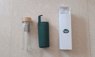 Volvic 玻璃隔茶水瓶