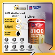 5L Nippon Paint 8100 Weatherbond Sealer Exterior Wall Sealer