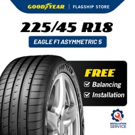 [Installation Provided] Goodyear 225/45R18 Eagle F1 Asymmetric 5 Tyre (Worry Free Assurance) - BMW 3 series M Sport