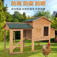 Solid Wood Chicken Cage Household Outdoor Breeding Coop Rabbit Cage Dog House Cat Cage Luxury Pet Villa YF9N