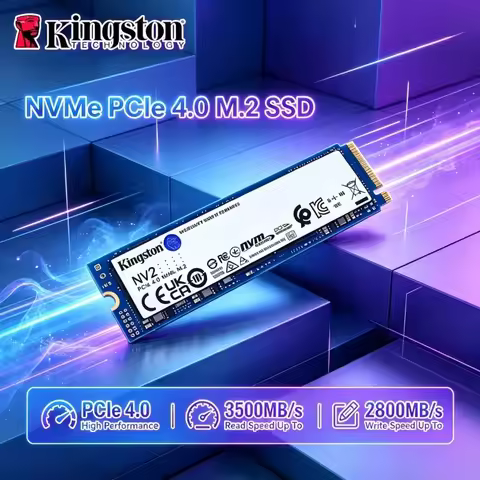 Hot Sale Kingston NV2 PCIe 4.0 Gen4x4 NVMe M.2 2280 SSD 250GB 500GB 1TB Fast Read Storage Gaming Lap
