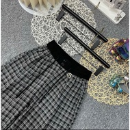 Quần Baggy Nữ Chất Thô LạnhQuần Cạp Chun Dáng Baggy Cạp Đen Hottrend JUDIE.Closet