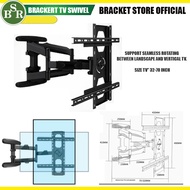 TV BRACKET TV BRECKET TV BRACKET SWIVEL WALL PORTRAIT TV SIZE - 32 43 55 60 65 70-75 INCH