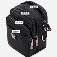 KY@D Swiss Army Knife Men's Women's Cross-Body Bag One-Shoulder Mobile Phone Pannier Bag Travel Canvas Portable Note Com