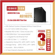 no call @WhatsAppOnly019-3710-000 ASUSTOR Drivestor 2 Lite AS1102TL 0TB~24TB 2-Bay Diskless Nas orAS