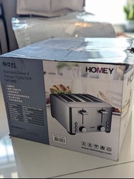 Homey 家美牌 THT-90D 1260W 全不銹鋼四片多士爐
