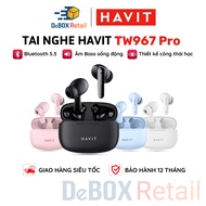 [UPDATE] HAVIT TW967 Pro BT 5.3 ENC TWS Headphones Ergonomic Design, 10mm Driver, Up to 5 Hours of M