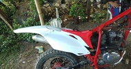 JFG Racing มอเตอร์ไซด์ HONDA CRF250R Complete Body พลาสติกด้านหลังและด้านหลัง Fender สำหรับ Crf450r