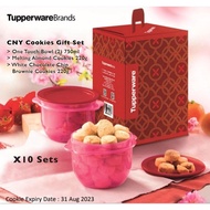Tupperware CNY Cookies Set X10 Boxes (Red Color) / New Year Cookies Set X 10 Boxes (Halal)