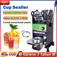 REAIM Mesin Cup Sealer 0-20 Oz Press Gelas Plastik Plastik Cup Sealer murah