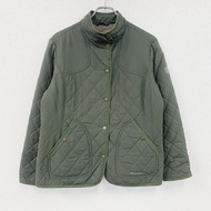 Eddie Bauer 絎縫夾克，卡其綠色，M 碼，古著。