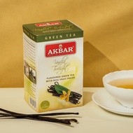 Akbar Flavored Green Tea Vanilla Twilight Premium Ceylon Tea (20 Teabags)