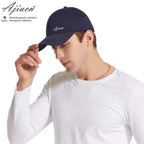 Genuine electromagnetic radiation protective baseball cap Mobile phone, computer, WIFI EMF shielding