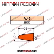 Nippon Resibon AJ-3 19x38mm Abrasive Resinoid Mounted Wheel AJ3