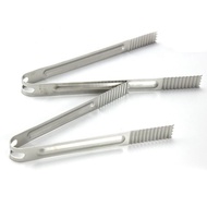 Korean Style Stainless Steel Grilling Barbecue  BBQ Tong/Food Clip/Ice Tong/Penyepit Makanan(8"/10"/