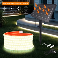 IP68 Self-Adhensive Tape Solar Strip LED Light 24V SMD 2835 120LEDs Flexible Rope Lamp Warm/White/Re