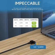 Pengecas Kuasa Penyesuai Komputer Riba 65W untuk Toshiba Satellite C55 C655 C850 C50 L755 C855 L655 