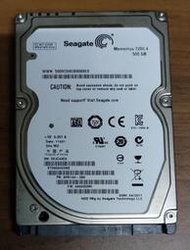 筆電碟 2.5吋 Seagate 500g 7200rpm SATA 拆機良品