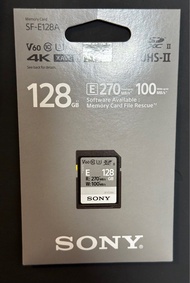 Sony SF-E128A 128GB SDXC 全新未開有單