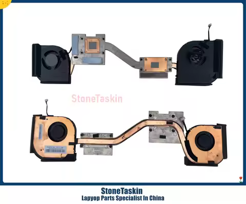 StoneTaskin Original CPU Heatsink Cooler Cooling Fan for Lenovo ThinkPad P50 P51 Laptop 00NY520 00UR