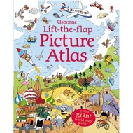 [Edu] Lift The Flap Picture Atlas Educational Book for Children About World Map Atlas