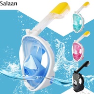 SALAAN Waterproof Adult Swimming Set Full Face Anti Fog Swimming Snorkeling Respiratory s Breathing 