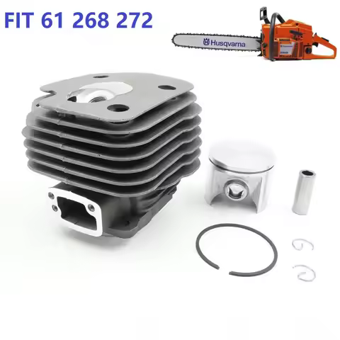 Bore 48mm 50mm 52mm Cylinder Piston Kit Fit HUSQVARNA 61 268 272 272K 272XP Chainsaw Engine Motor Re