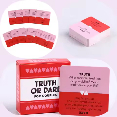 The Mini Size Truth Or Dare For Couples Drinking Cards English Charades Family Time Do You Remember