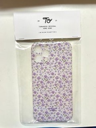 iPhone 12 Pro 全新手機殼 tomhandss 淺紫色 花紋
