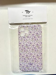 包平郵 iPhone 12 Pro 全新手機殼 tomhandss 淺紫色 花紋